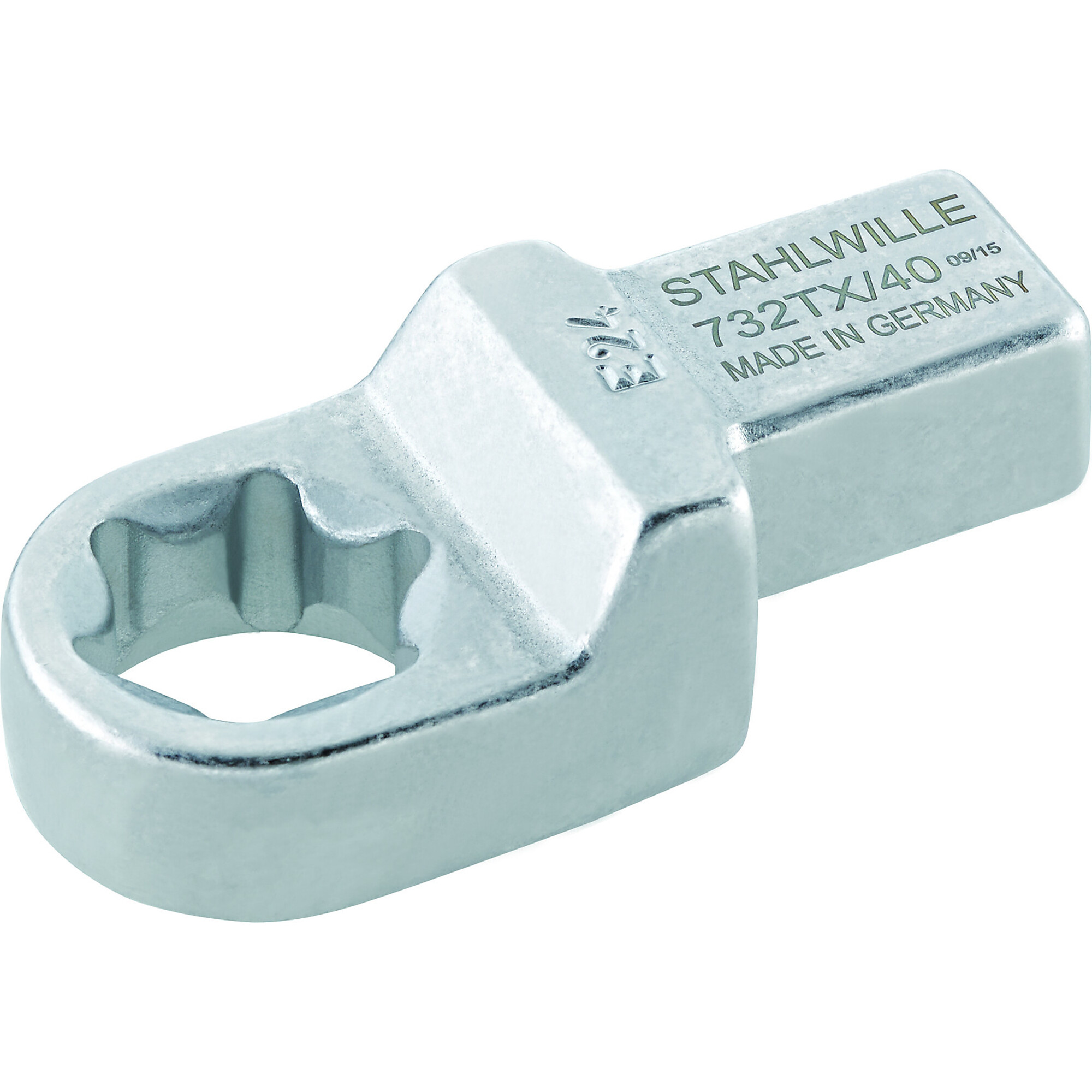 Stahlwille Torx Ring Insert Tools for Torque Wrench — 14x18mm, Chromium Over Nickel Plating, Durable Finish, Model# 732Tx/40 E24